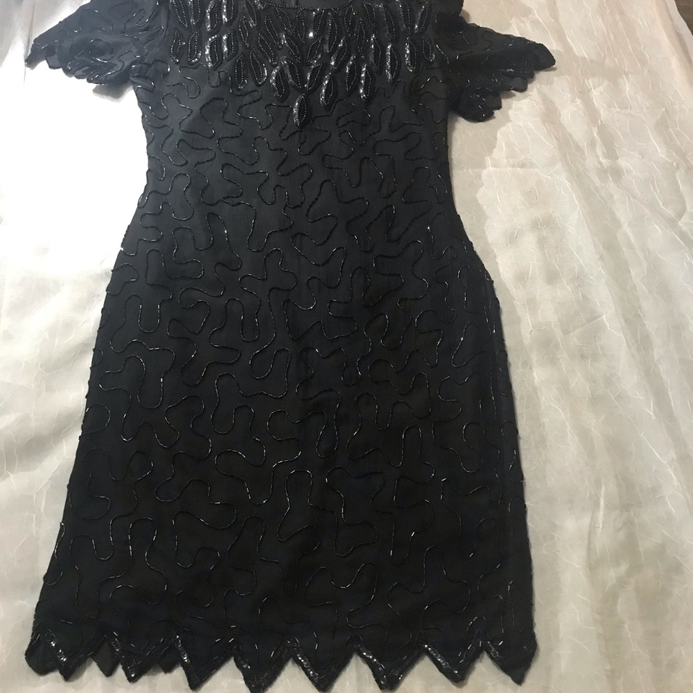 😍1920’s Vintage 100% Silk Dress by Laurence Kazar